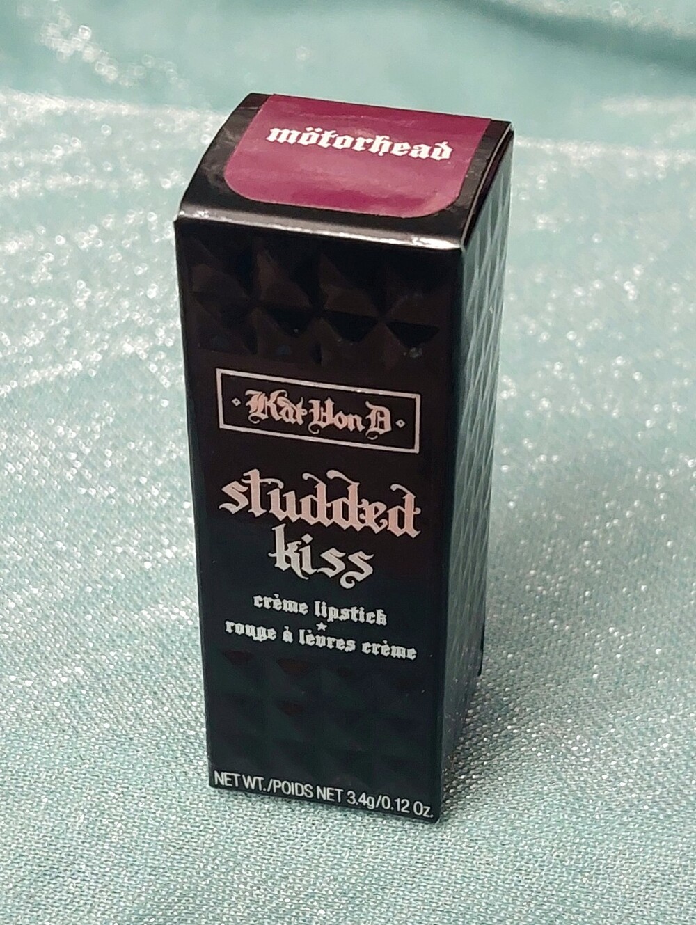 RARE AF! NIB! Kat Von D, Motorhead Color Studded Kiss Créme Lipstick